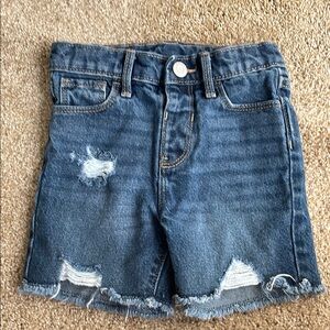 Denim Distressed Girl’s Shorts